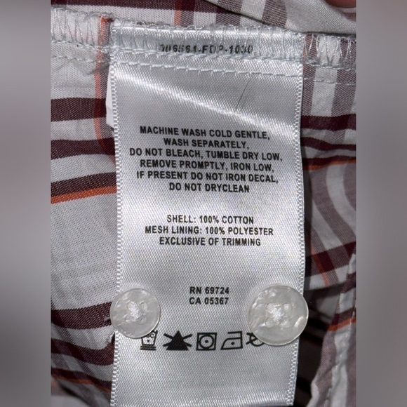 Columbia Super Bonehead PFG Virginia Tech Long Sleeve Plaid Shirt Mens Size M - Picture 5 of 7